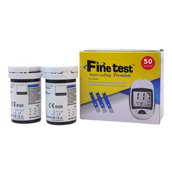 Тест-смужки Finetest premium 50 шт 74354 фото