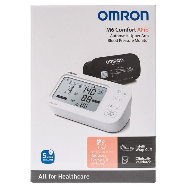 Автоматичний тонометр на плече OMRON M6 Comfort AFib (HEM-7380-E) OMRON-HEM-7380-E фото