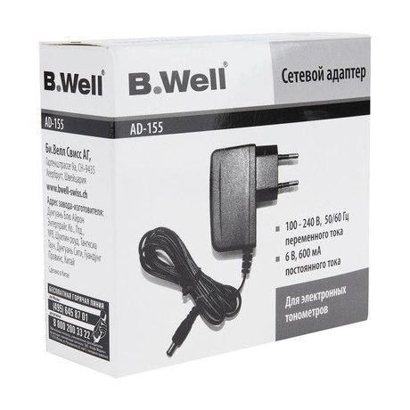 Адаптер для тонометрів B.Well PRO (AD-155) 54533 фото