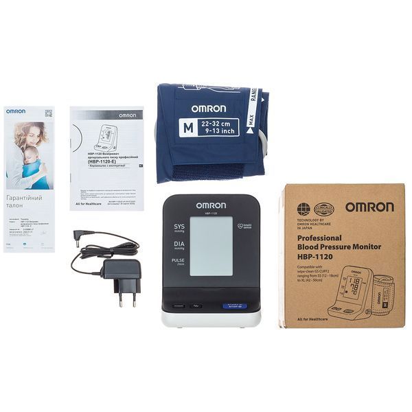 Професійний монітор артеріального тиску OMRON HBP-1120 (HBP-1120-E) OMRON-HBP-1120-E фото
